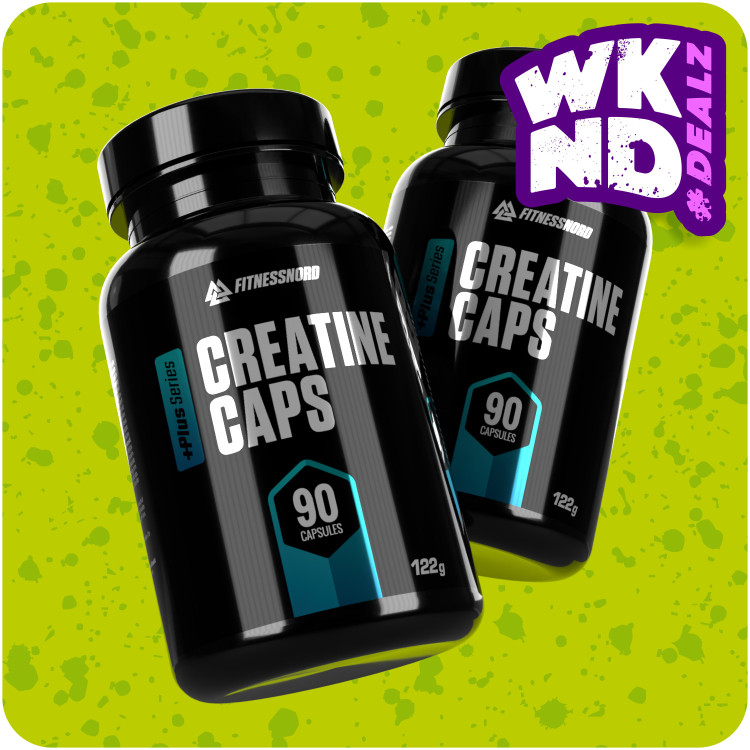 Fitnessnord Kreatin (90 kapsler) - BUY 1 GET 1 FREE