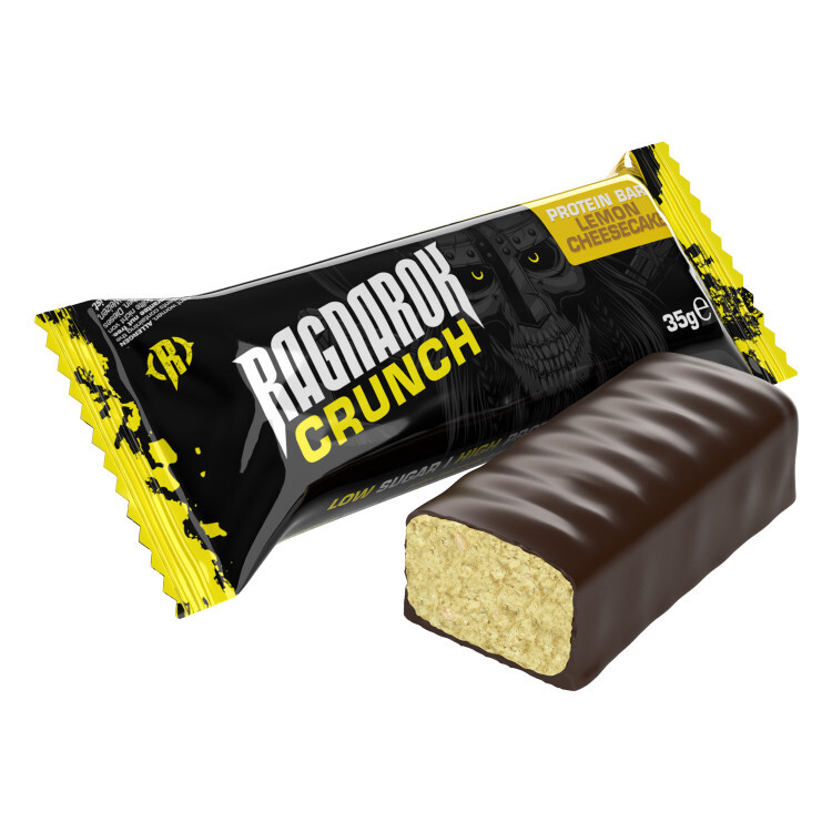 Ragnarok bar med 33% protein (35 g) - Lemon Cheesecake 