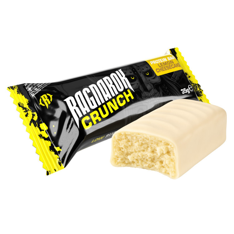 Ragnarok bar med 33% protein (35 g) - Lemon Cheesecake 