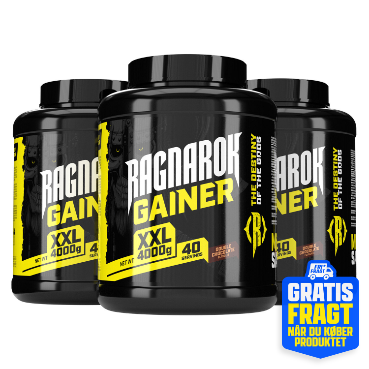 Gainer med 25% valleprotein (3 x 4 kg)
