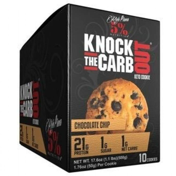 5% NUTRITION KNOCK THE CARB OUT KETO COOKIES 10 x 50 g