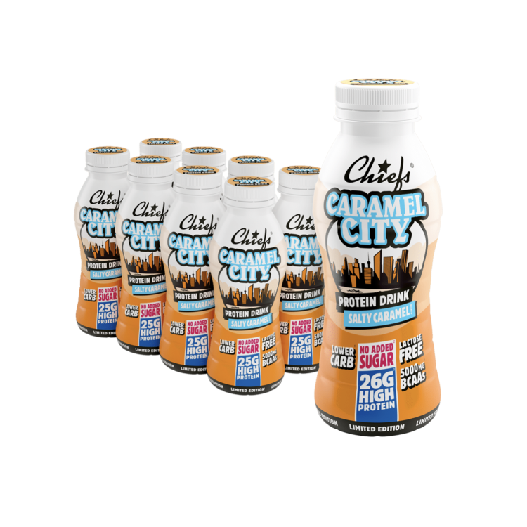 Proteinshakes med 26 g protein (8 x 330 ml) - Caramel City