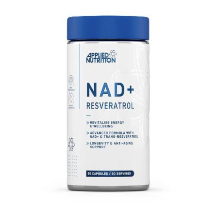 Applied Nutrition NAD+ Resveratrol (60 kapsler)