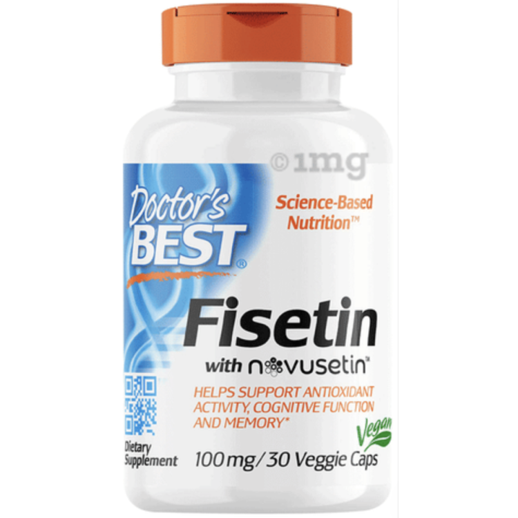 Doctor’s Best Fisetin med Novusetin® (30 veganske kapsler)