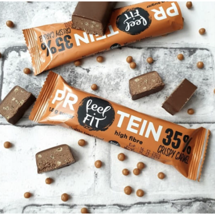 Proteinbar 28% (40 g) - Crispy Caramel
