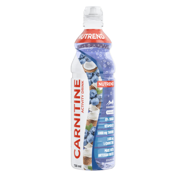 Carnitine Aktivitetsdrik (750 ml) - Coconut & Blueberry