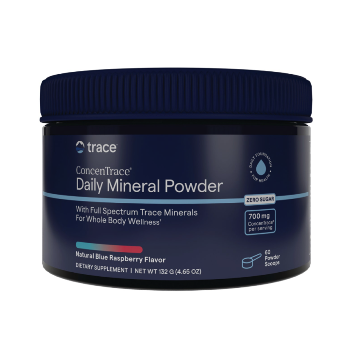 ConcenTrace Daily Mineral pulver Natural Blue Raspberry, 132g