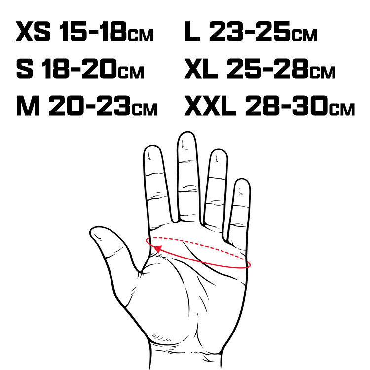 Træningshandsker med logo (1 par)