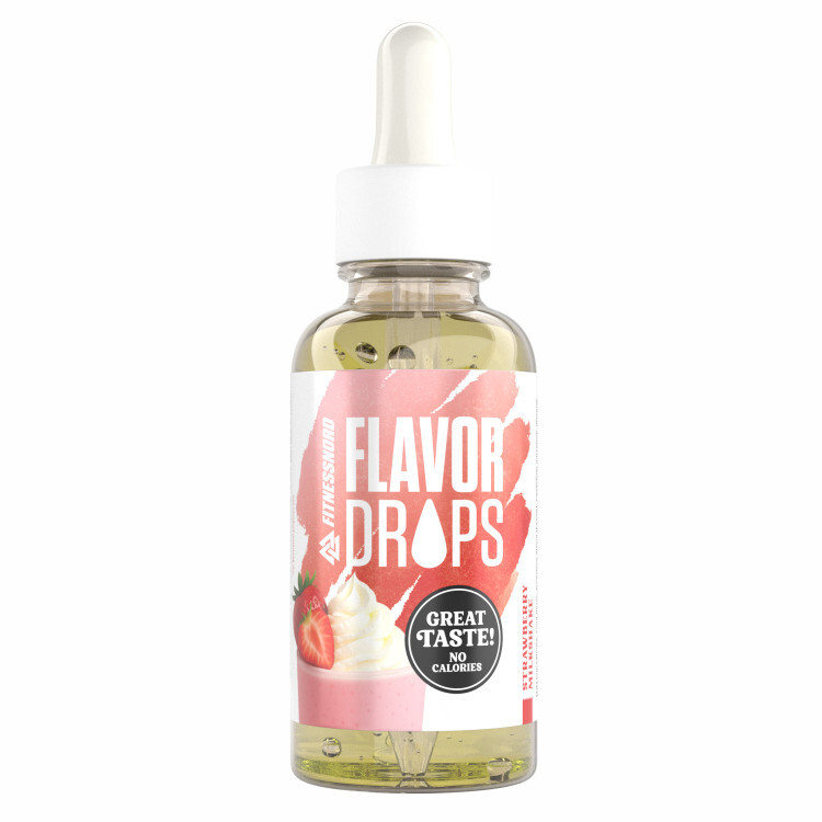 Fitnessnord Smagsdråber (50 ml) - Strawberry Milkshake