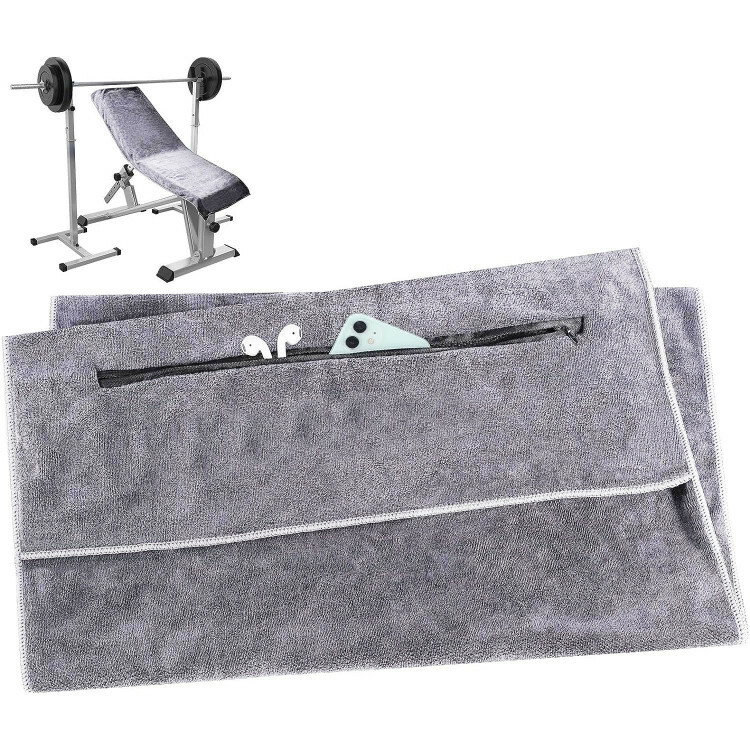 Håndklæde med lomme