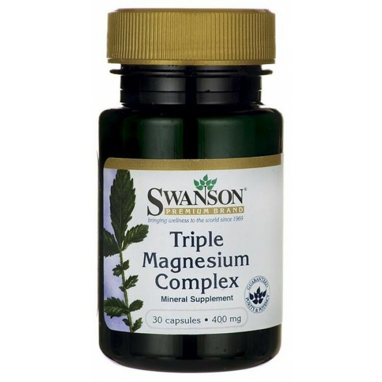 SWANSON HEALTH TRIPLE MAGNESIUM COMPLEX 400 mg 30 stk 