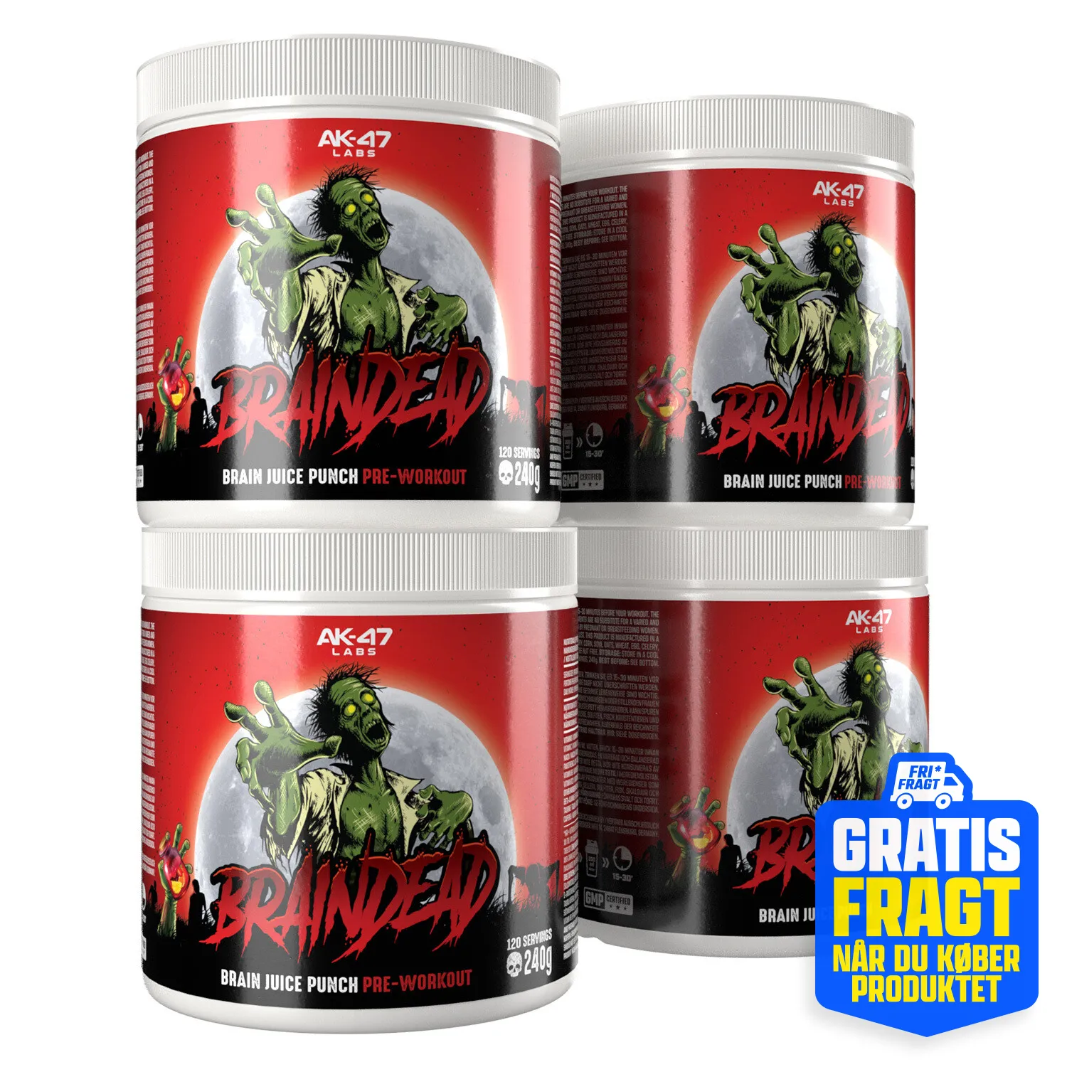 Braindead pre-workout (4 x 120 portioner)