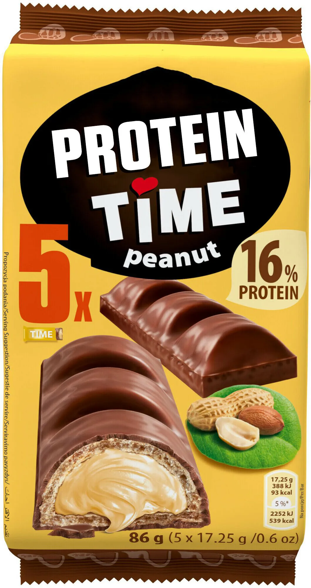 Cremede Vafler med 16% protein (5 stk)