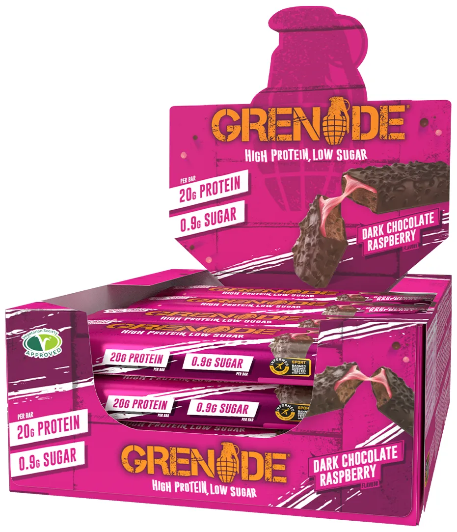 Grenade bar med 37% protein (12 x 60 g)