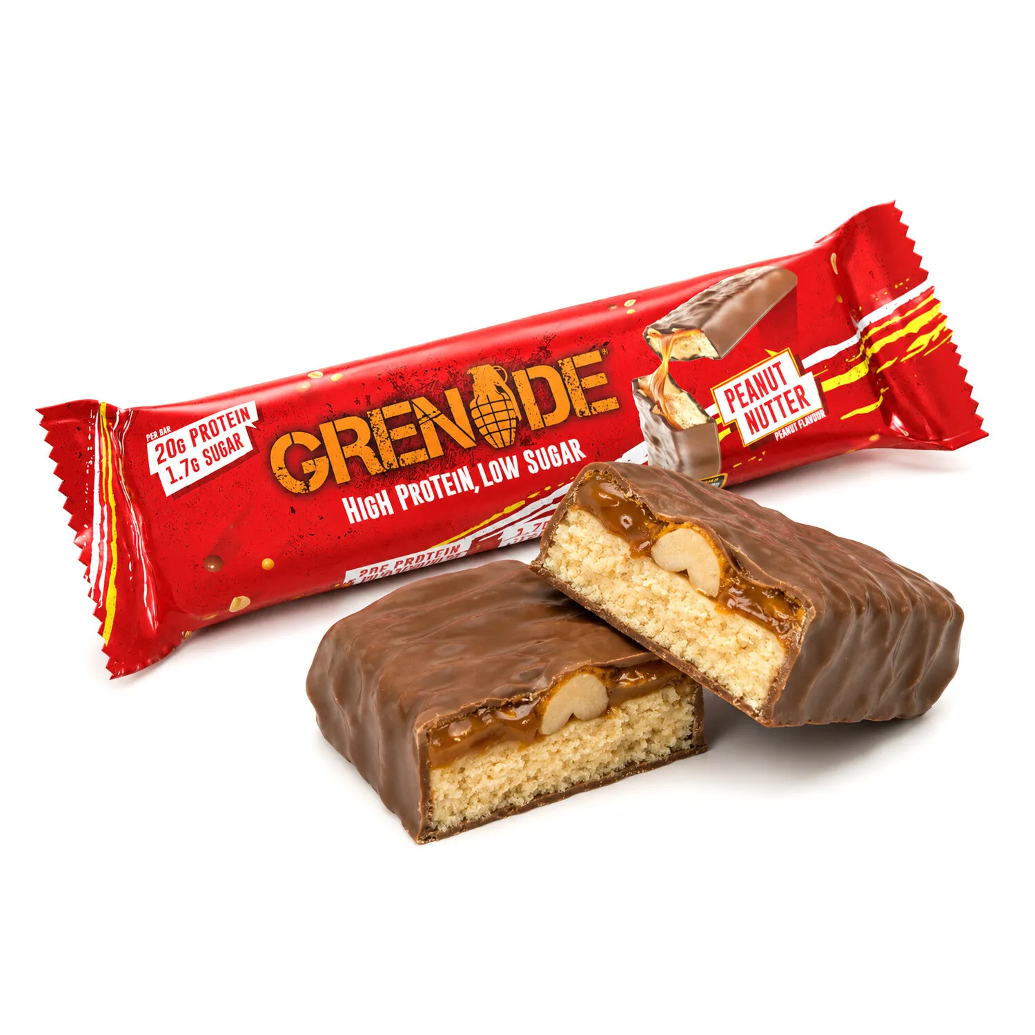 Grenade bar med 37% protein (1 x 60 g)-Peanut Nutter