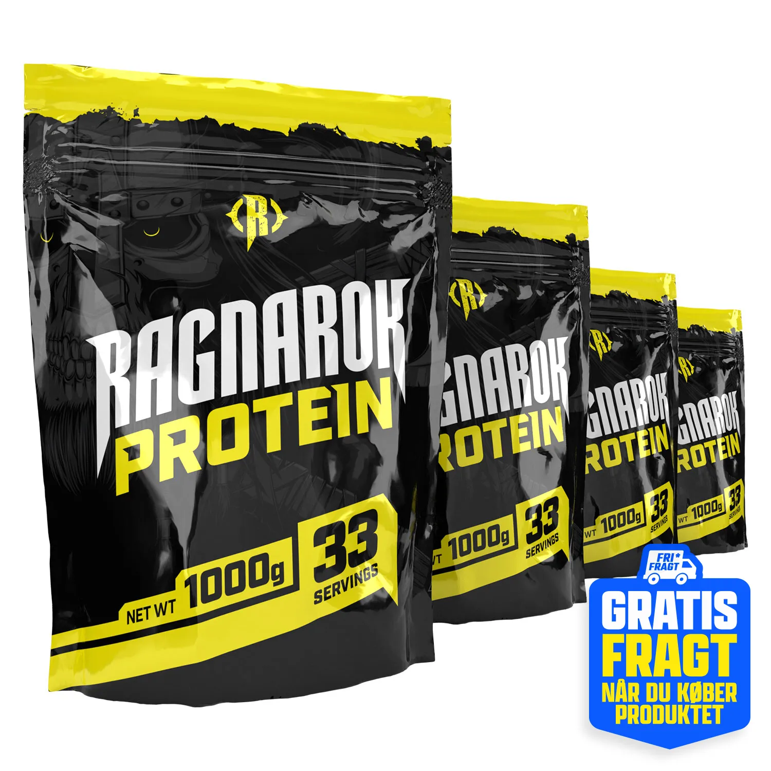Proteinpulver (4 x 1 kg)