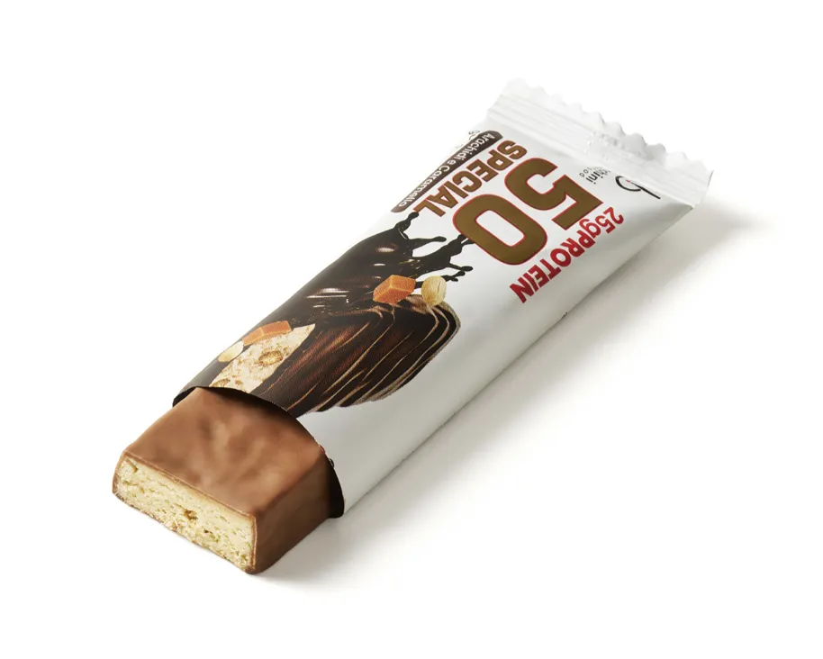 Bar med 25g protein og 4 gram kreatin – Peanut karamel