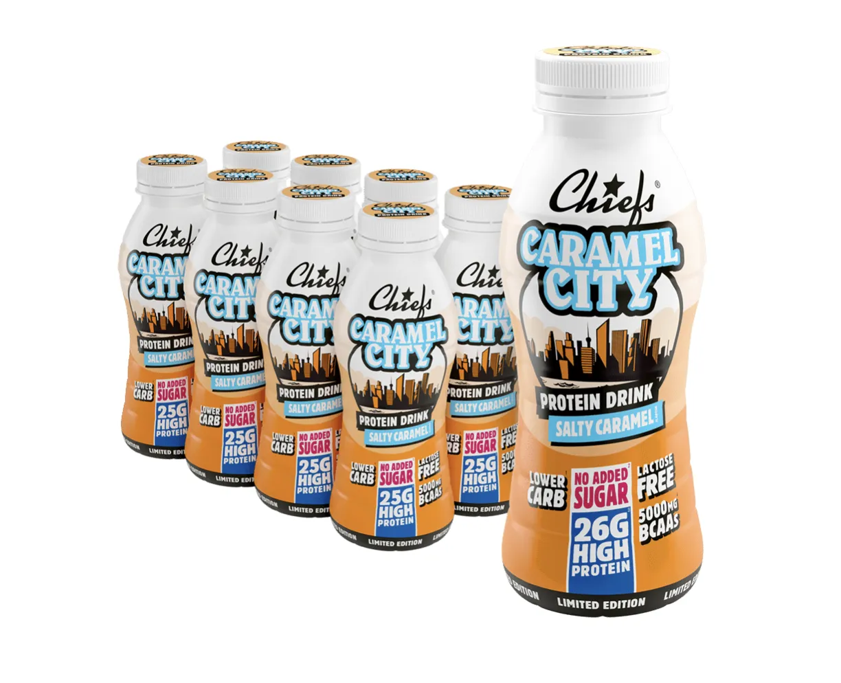 Proteinshakes med 26 g protein, bedst før: 28/05/2026 (8 x 330 ml) - Caramel City