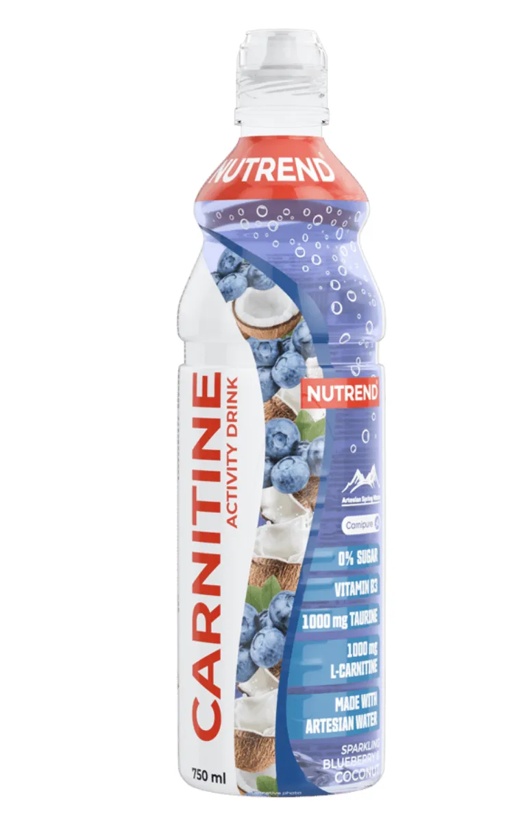 Carnitine Aktivitetsdrik (750 ml) - Coconut & Blueberry