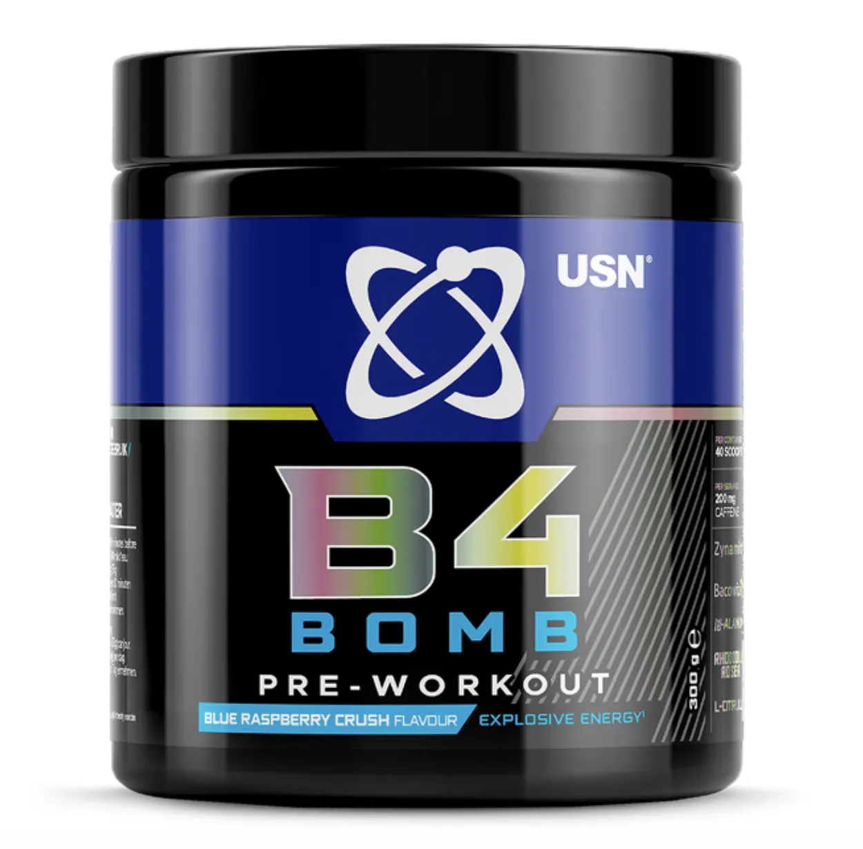 B4 Bomb Preworkout (300 g), Bedst før 27.09.2026