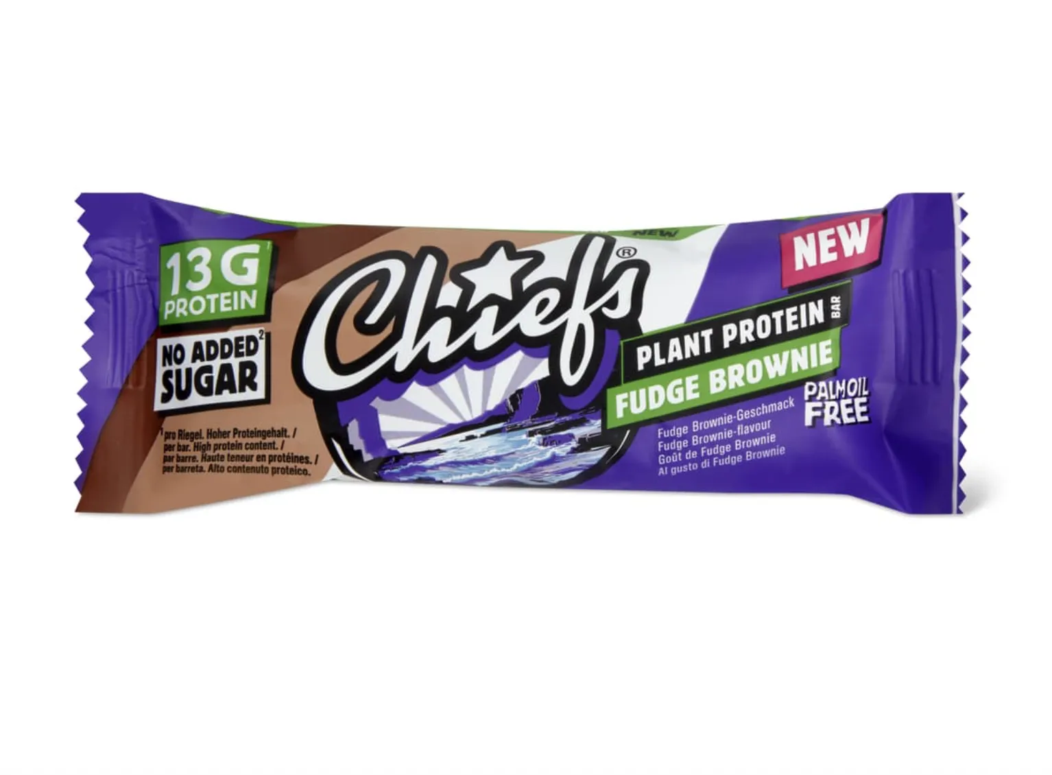 Chiefs protein bar 1 x 55 g - Fudge Brownie