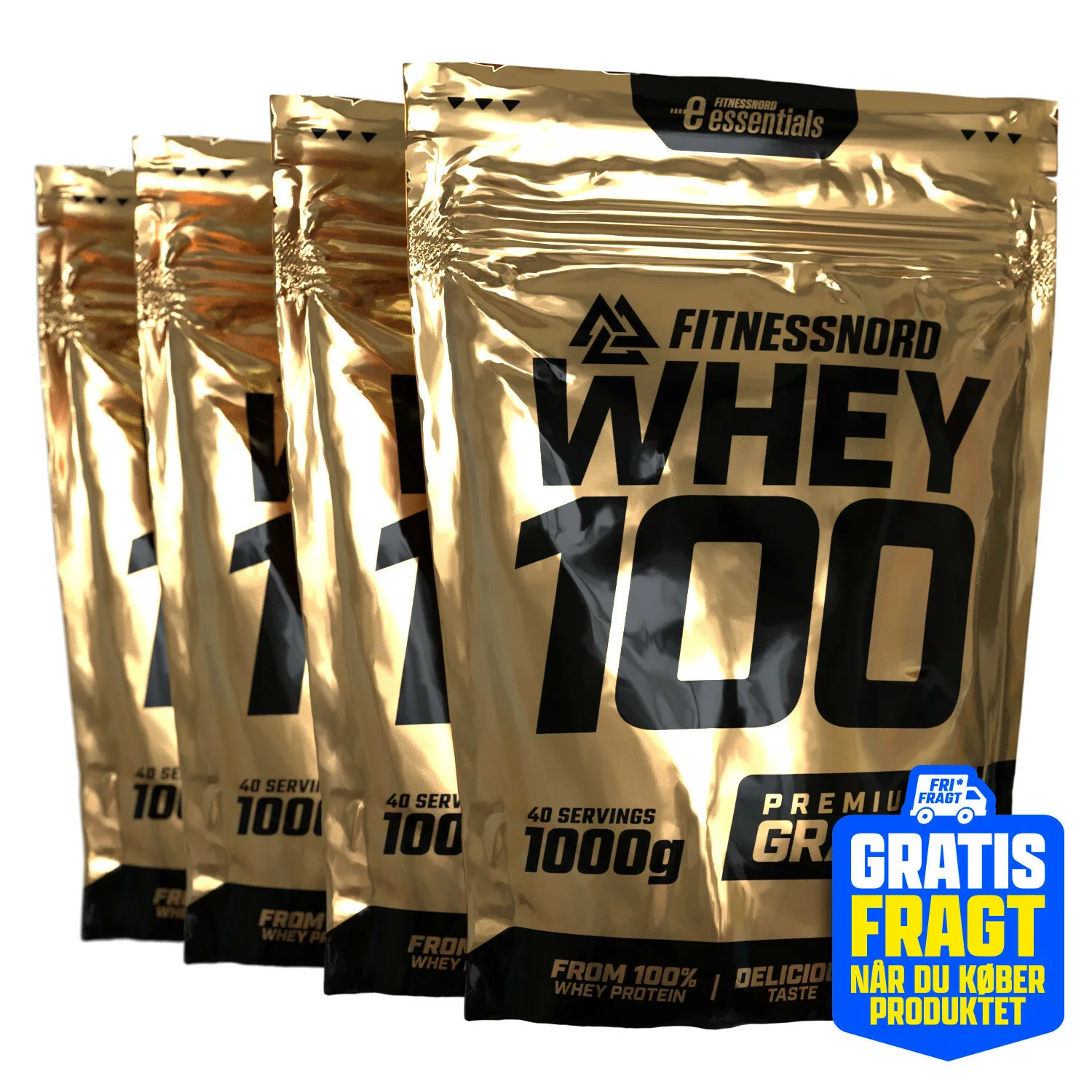 Valleproteinpulver (4 x 1 kg)