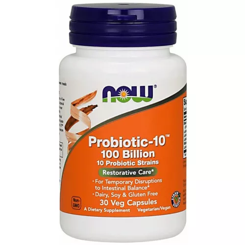 NOW FOODS PROBIOTIC-10™  100 BILLION 30 stk  