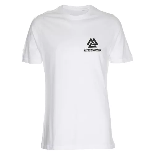Unisex t-shirt i hvid