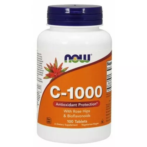 NOW FOODS VITAMIN C-1000 WITH ROSE HIPS & BIOFLAVONOIDS 100 stk