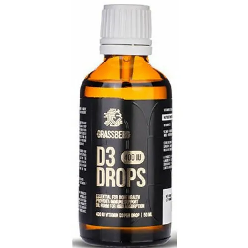 GRASSBERG VITAMIN D3 400 IU DROPS 50 ml