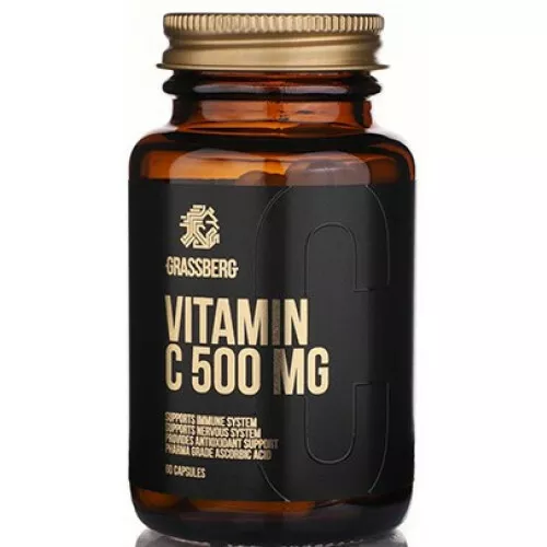 GRASSBERG VITAMIN C 500 mg 60 stk 