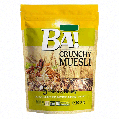 Crunchy Müsli 5 Nødder (300 g)