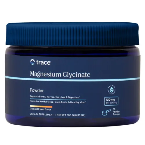 Trace Minerals Magnesium Glycinate Pulver (180 g) - Orange Dream
