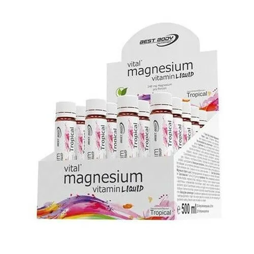 BEST BODY NUTRITION MAGNESIUM LIQUID SHOTS (20X25ML)