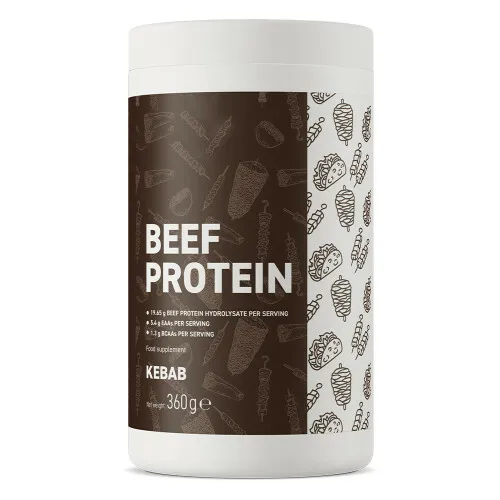 Oksekøds proteinpulver med kebab smag (360 g)