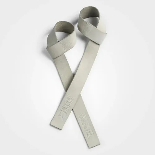 BETTER BODIES LEATHER LIFTING STRAPS-FOGGY