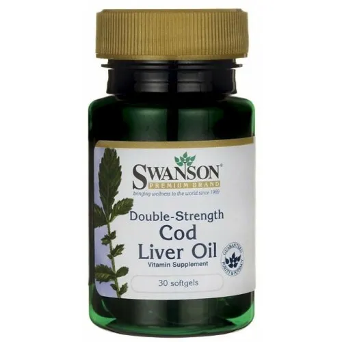 SWANSON HEALTH DOUBLE STRENGTH COD LIVER OIL 30 stk 