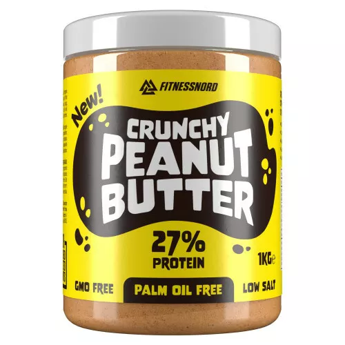 Peanut butter med crunch (1 kg)