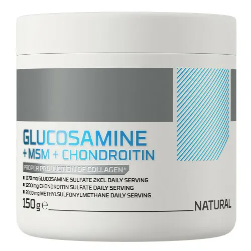 Glucosamin, MSM og Chondroitin pulver (150 g)