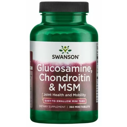 Glukosamin, MSM og chondroitin (360 minitabletter)