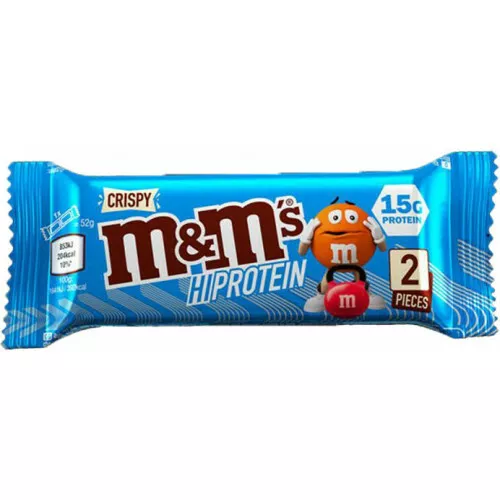 M&M'S CRISPY HIGH PROTEIN BAR 1 x 52 g-Milk Chocolate