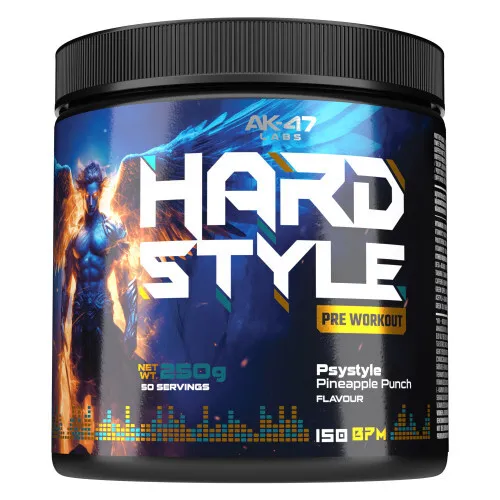 A₭-47 LABS HARDSTYLE PRE-WORKOUT 250g-PsyStyle Pineapple Punch