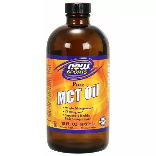 NOW FOODS MCT OIL, PURE LIQUID - 473 ML.
