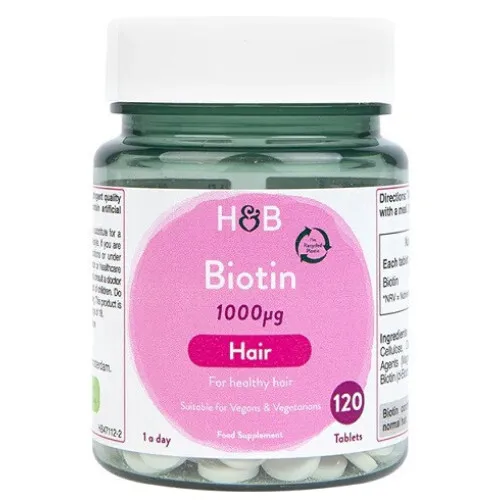 Biotin 1000mcg, 120 tabletter