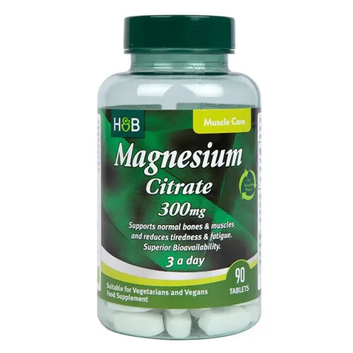 Magnesium Citrate 300mg, 90 tabs