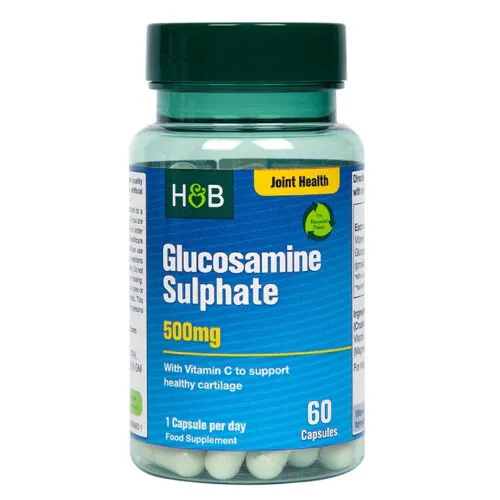 Glucosamine Sulphate 500mg, 60 kapsler