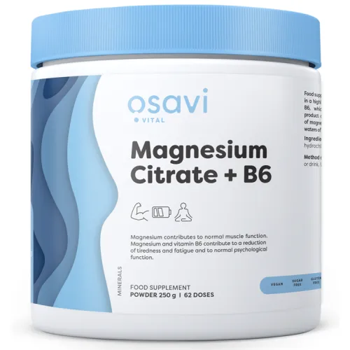 Magnesium Citrate + B6 Powder 250g