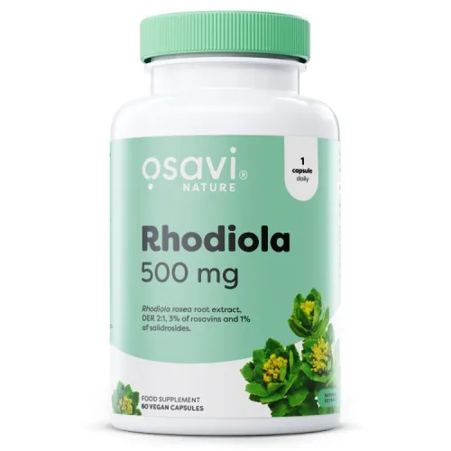 Rhodiola 500mg 60 vegan kapsler
