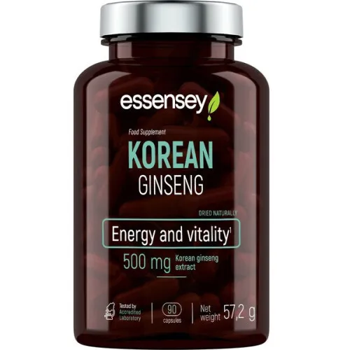 Korean Ginseng 500mg, 90 kapsler