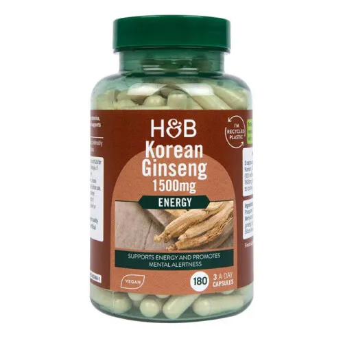 Korean Ginseng 1500mg, 180 vkapsler